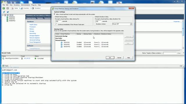 How to autostart VM ESXi смотреть онлайн