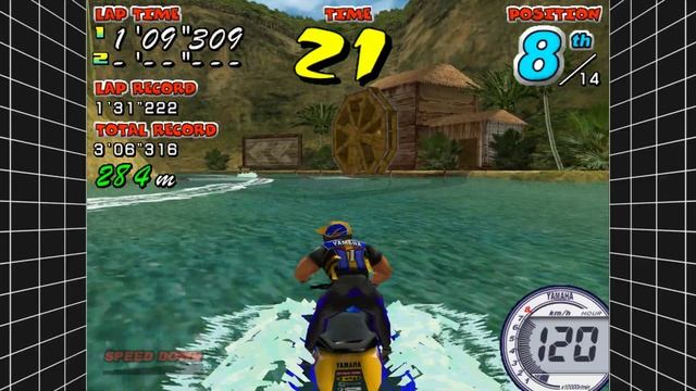 Wave Runner GP (Arcade) - Playthrough - FlyCast Emulator смотреть онлайн