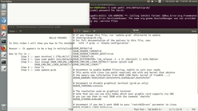 How To Fix Shutdown Freezing Problem In Ubuntu Linux смотреть онлайн