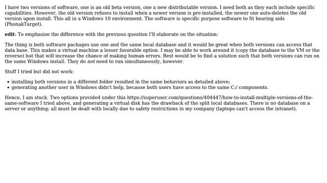 How to install two versions of software under Windows 10? (2 Solutions!!) смотреть онлайн