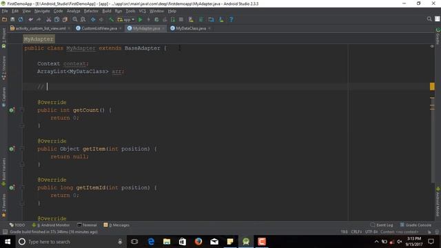 Custom Listview | Custom Adapter | Android смотреть онлайн