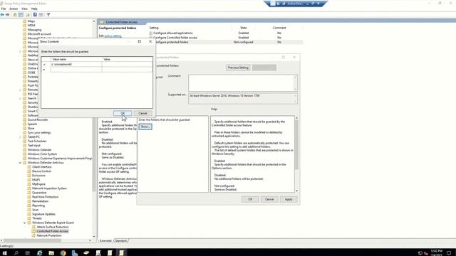 Ransomware Protection | Enable Controlled Folder Access from Group Policy Object |Microsoft Defende смотреть онлайн