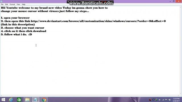How to change your mouse cursor without viruses. смотреть онлайн
