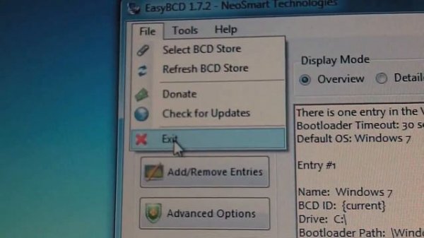 Setup Dual Boot Windows 7 and OS X EasyBCD