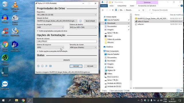 Melhor ferramenta para técnicos em informática. Criando pen driver WinPE10 8 Sergei x86 x64 2020 смотреть онлайн