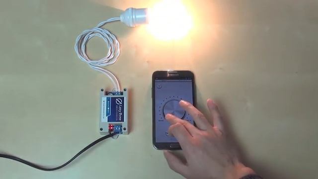 Control Lazybone Light Dimmer by Android Smartphone via Bluetooth смотреть онлайн