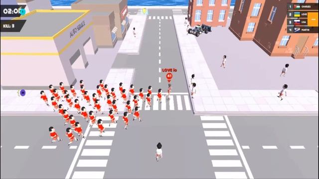 Love.io (Crowd City) Fun io games All Levels Gameplay Android,ios #8 смотреть онлайн