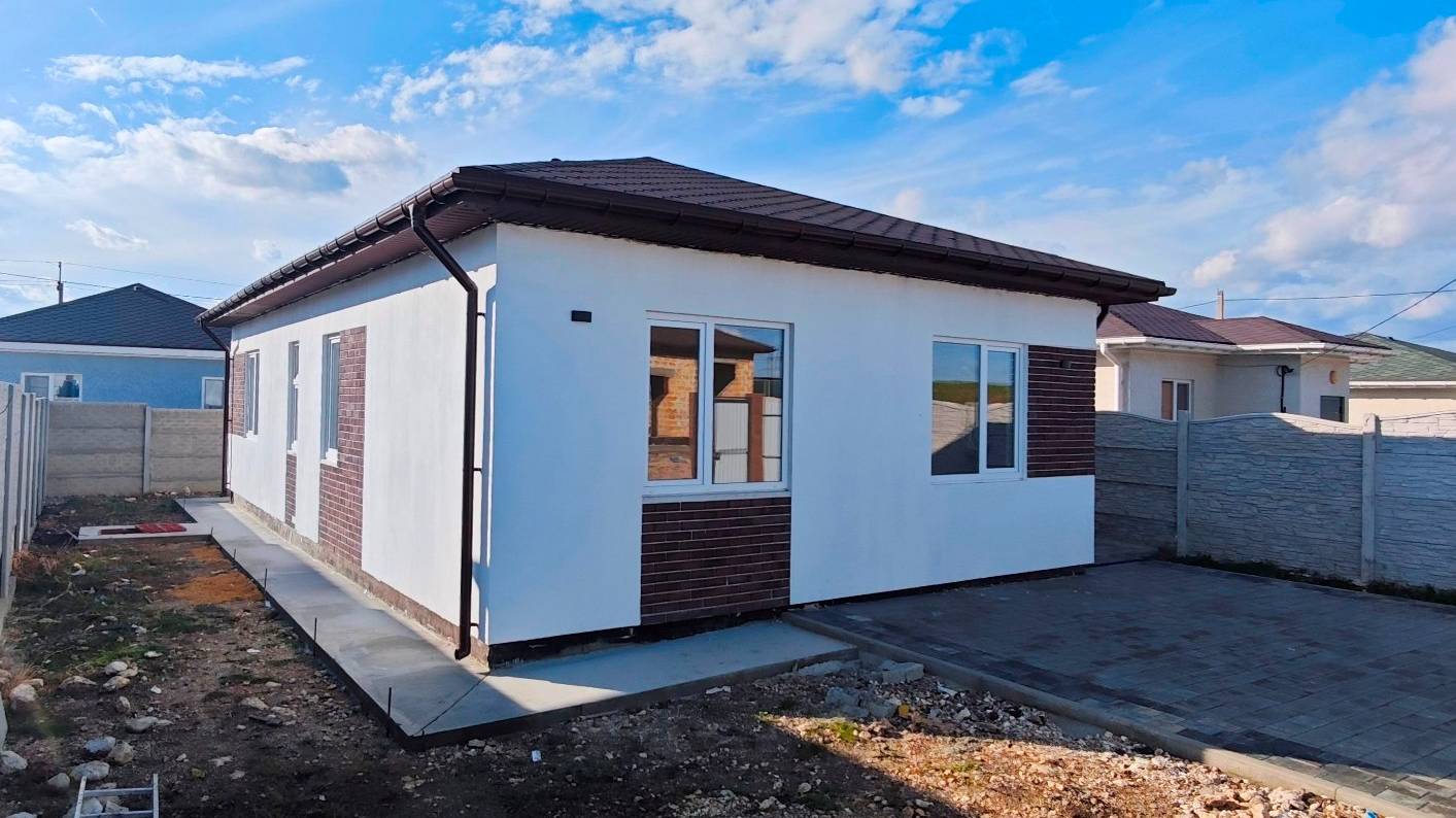 Продажа новый Дом от застройщика с отделкой "под ключ" в Крыму, ИЖС, Газ. Каменка, Симферополь смотреть онлайн