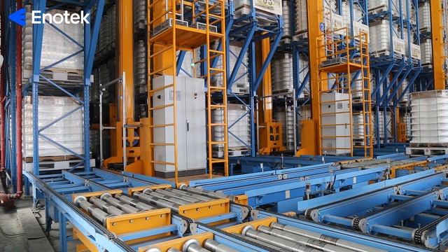 Case Studies Enotek - Intelligent Storage System _ Chemical Fiber Industry (palletstacker) смотреть онлайн