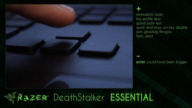 Razer DeathStalker ESSENTIAL keyboard - review смотреть онлайн