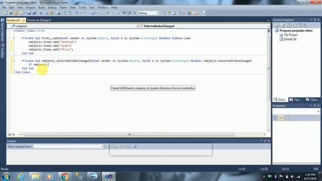 Membuat Tutorial Program Aplikasi Penjualan Makanan dengan Visual Studio 2010 смотреть онлайн