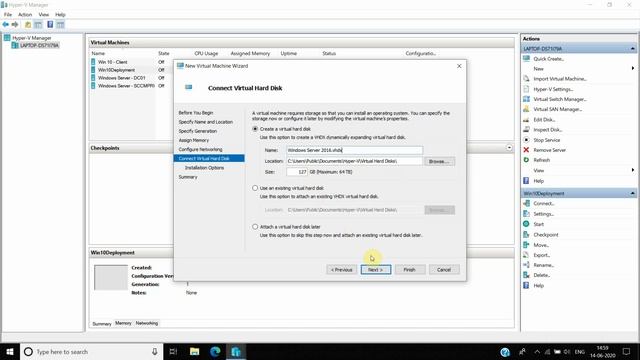 Windows Server 2016 - Install Hyper-V Server, Virtual Switch, VMs (How to Step by Step Tutorial) смотреть онлайн