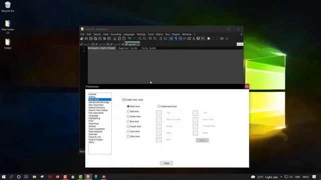 How to Enable Notepad++ Dark Theme | Notepad++ Dark Mode | Beginner Guide смотреть онлайн