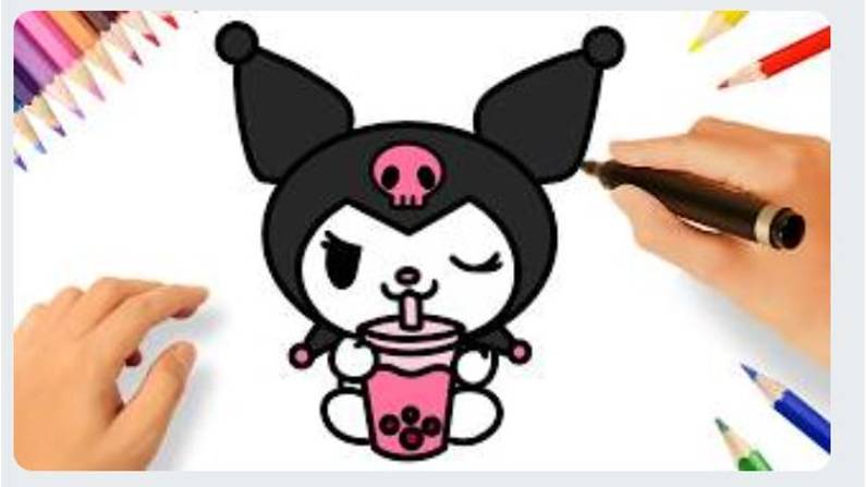 КАК РИСОВАТЬ КУРОМИ 🖤🎀 смотреть онлайн