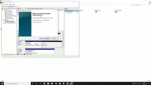 HARD DRIVES OR SSD'S NOT SHOWING UP! WINDOWS 10 IN 2 MINUTES смотреть онлайн