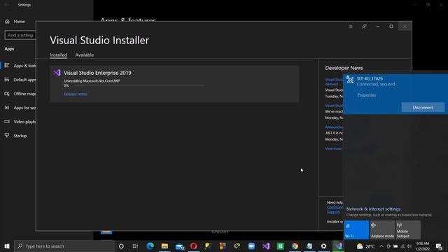 How to Uninstall Visual Studio 2019 From Windows 10 ?????? #VisualStudio2019 смотреть онлайн
