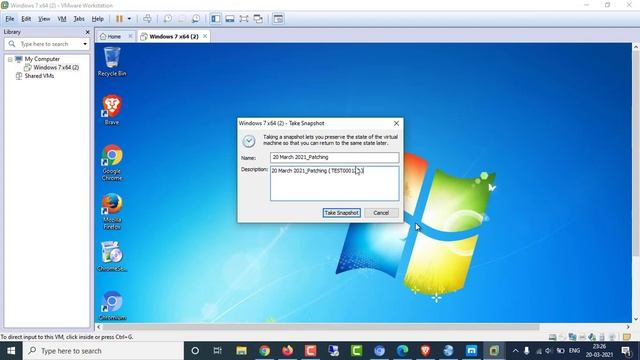 How To Take Snapshot And Restore Of Virtual Machine On VMware Workstation |Snapshot And Restore |