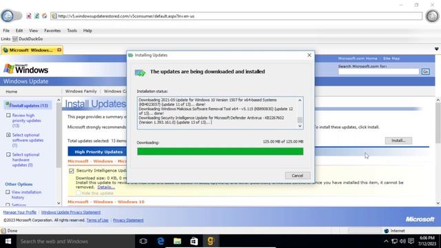 Windows Update v5 on Windows 10 RTM x64 смотреть онлайн