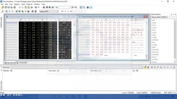 How to Extract Dell Bios and make EC bios From Main Bios With ME Clean Latitude E6440 bios editing