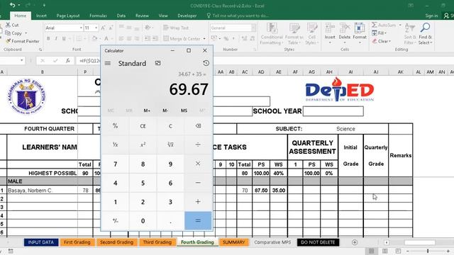 Modified COVID19 E-Class Record for Grades 1 - 10 | FREE DOWNLOAD смотреть онлайн