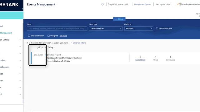 View and Filter Events in Endpoint Privilege Manager | CyberArk смотреть онлайн