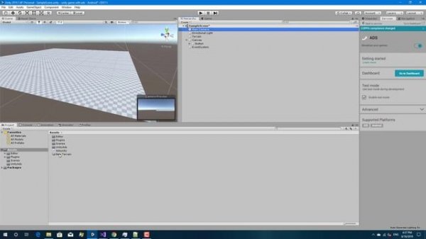 fix build game with ads unity