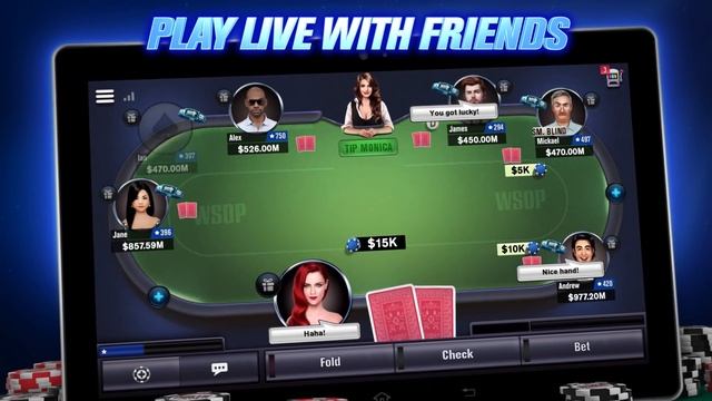World Series of Poker - Free Texas Holdem App смотреть онлайн