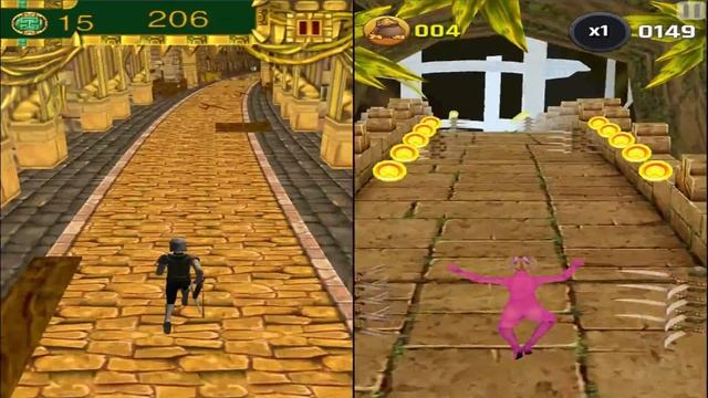 Golden Run vs Temple Dungeon Endless Run смотреть онлайн