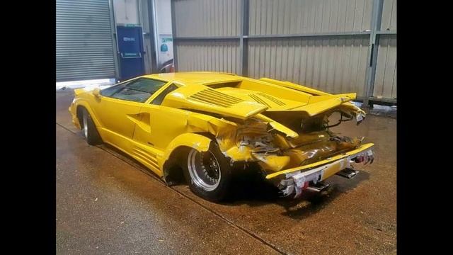 Lamborghini Countach caught fire. Follow the restoration: Part 2 смотреть онлайн