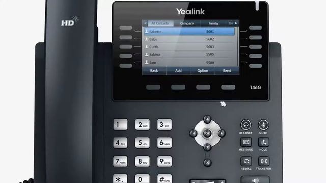 T46G Desktop IP Phone - Directories смотреть онлайн