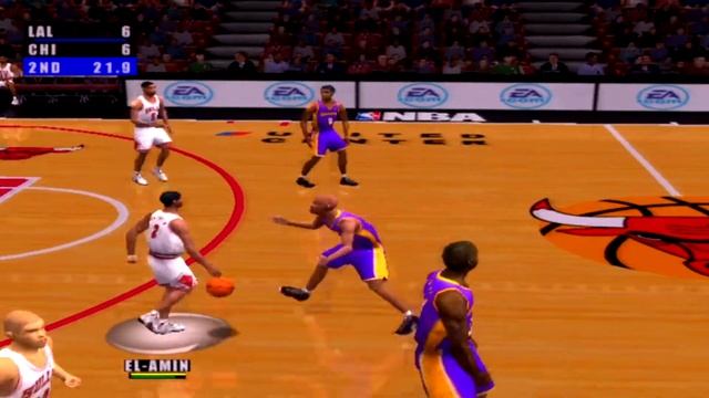NBA Live 2001 Gameplay Chicago Bulls vs Los Angeles Lakers смотреть онлайн
