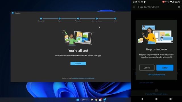 HOW TO CONNECT YOUR ANDROID PHONE TO WINDOWS 11 смотреть онлайн