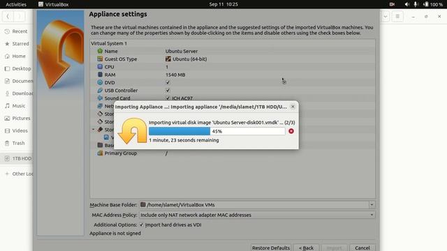 IMPORT OVA VIRTUALBOX смотреть онлайн
