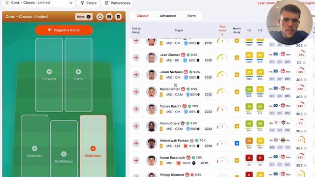 Can I Win Challenger With This Team! | Sorare Lineup Builder! смотреть онлайн