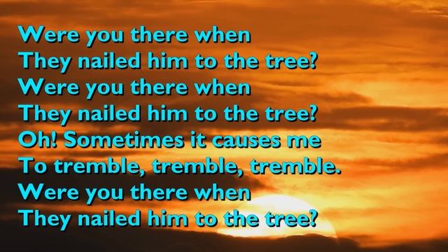 Were You There When They Crucified My Lord (4vv) [with lyrics for congregations] смотреть онлайн
