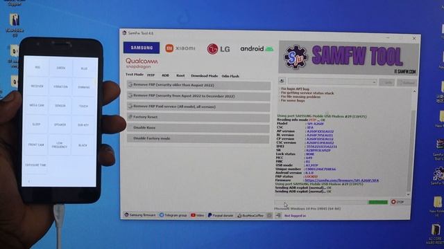 A2 core (Sam-A260F) android 8.1.0 FRP / Google account Bypass by Sawfw tool 4.6 free смотреть онлайн