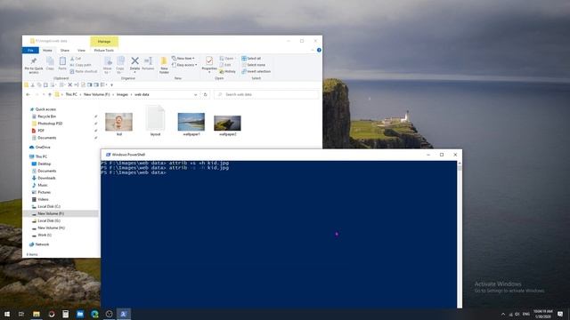HIDE FILES OR FOLDERS USING PowerShell Command Step by Step Tutorial | Windows 10 Tips & Tricks смотреть онлайн