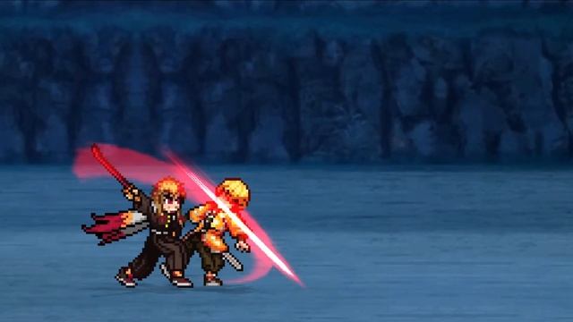 Rengoku VS Zenitsu - Demon Slayer MUGEN смотреть онлайн