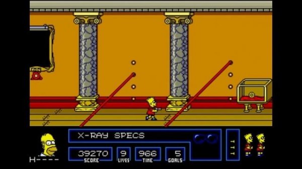 The Simpsons Bart vs. the Space Mutants (Sega Genesis \ Megadrive) Прохождение