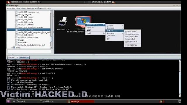 Hacking Windows XP with BackTrack смотреть онлайн