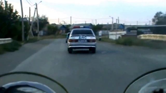 Преследование угнанной ВАЗ 2106 погоня записанная на видеорегистратор. Harassment Stolen VAZ 2106