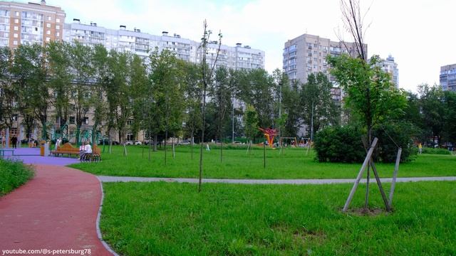 Сквер Раисы Штрейс - парк на Пулковском шоссе