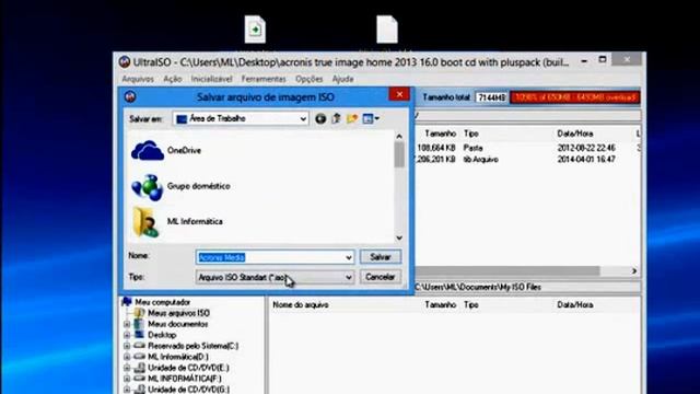 Gravar imagem do windows no cd de boot do acronis смотреть онлайн