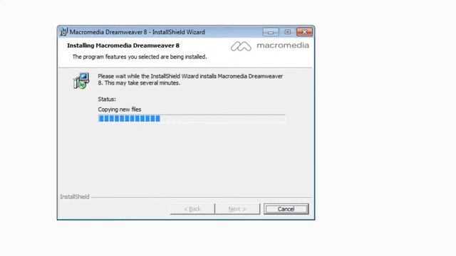 Macromedia Dreamweaver 8 - Установка программы