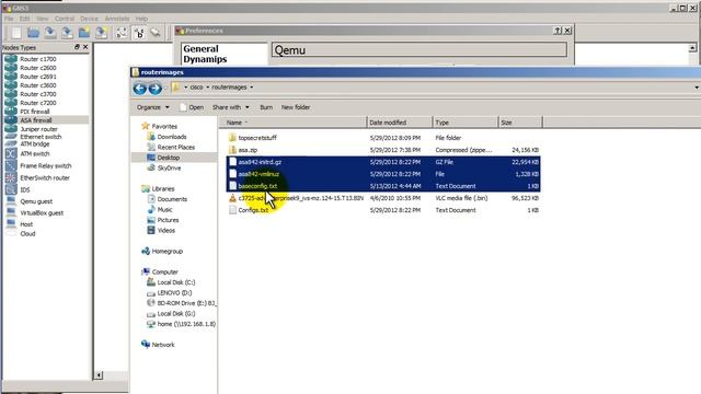 Running Cisco ASA inside of GNS3 смотреть онлайн