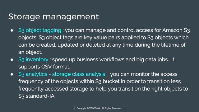 3.9 AWS storage management part 1 смотреть онлайн