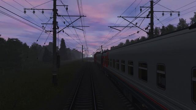 Trainz 2019: Ранним утром на Октябрьских магистралях смотреть онлайн