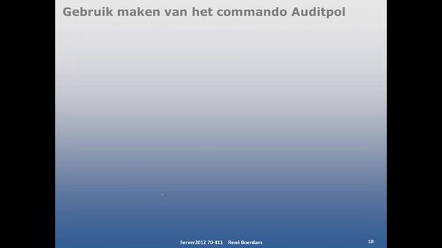 Microsoft Server 2012 70-411 lesson7 - Configure Advanced Audit Policies смотреть онлайн