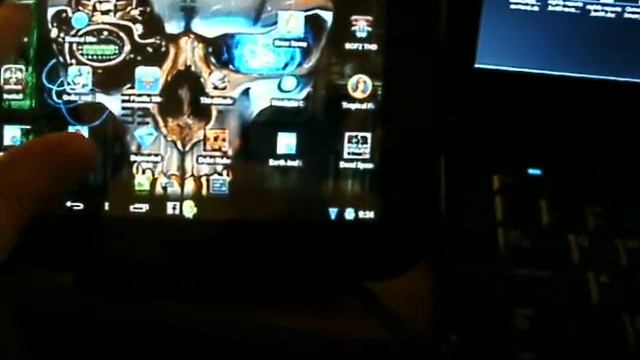 HP Touchpad running Android Gingerbread смотреть онлайн