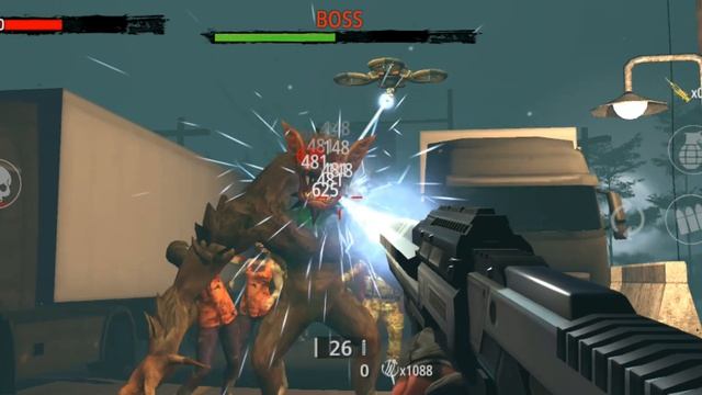 Boss / Zombie Hunter D-Day Android Gameplay смотреть онлайн